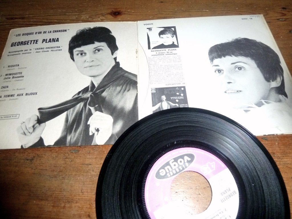 EP GEORGETTE PLANA riquita - uitklap single hoes - 1968, EP, Ophalen of Verzenden, EP