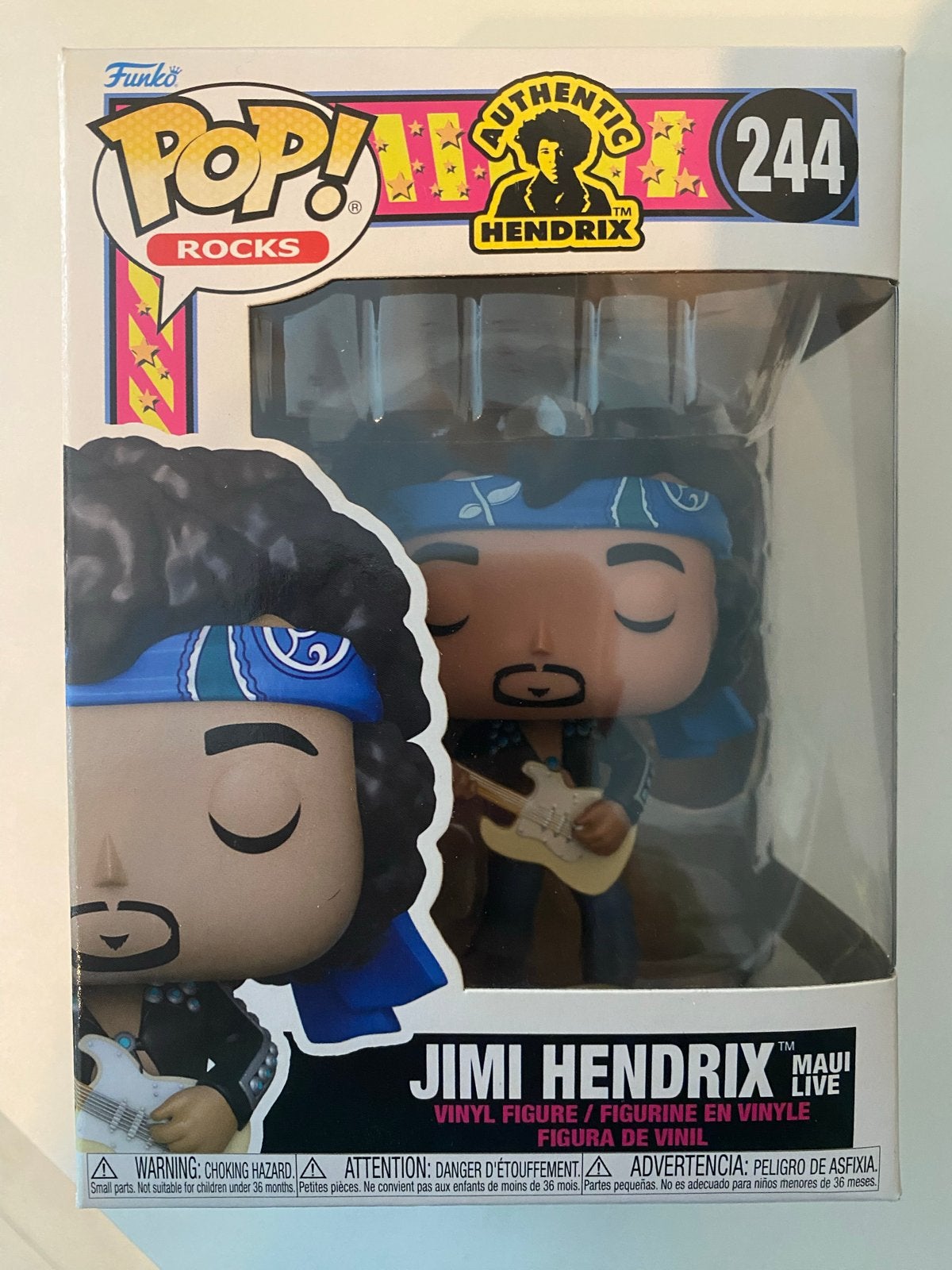 Funko Pop! Rocks Jimi Hendrix Maui Live #244, Ophalen of Verzenden, Zo goed als nieuw