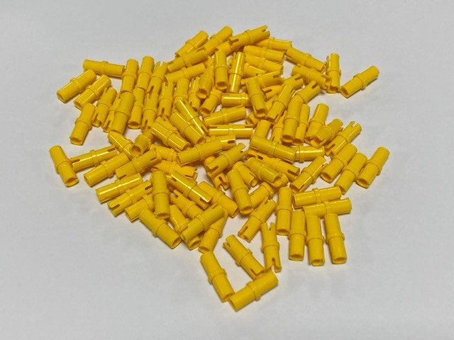 Mooie partij met 100 stuks nieuwe gele lego technic pin, Overige thema's, Lego, Nieuw, Ophalen of Verzenden