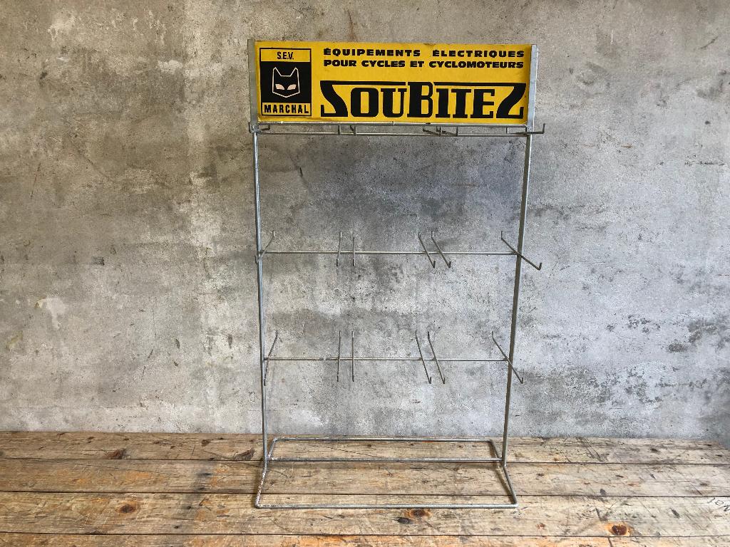 Vintage reclamerek | winkeldisplay fiets bromfiets Frankrijk, Ophalen, Gebruikt, Reclamebord