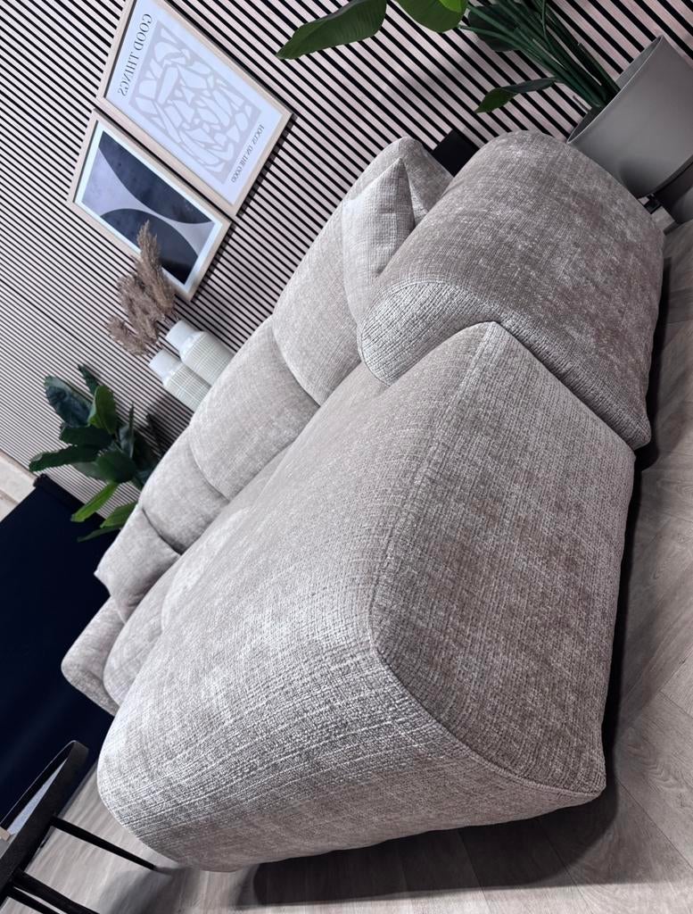 NIEUW | Hotel Chique / Japandi Hoekbank - Zand - 285 x 170cm, 250 tot 300 cm, -, -, Hoekbank