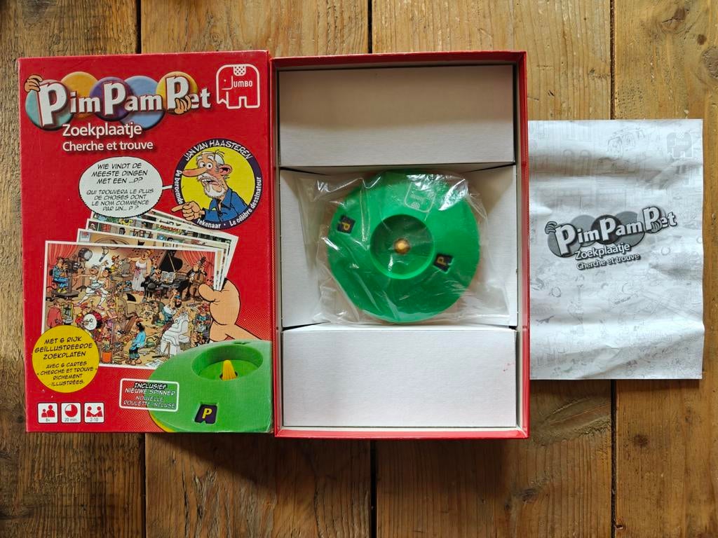 Pim pam Pet zoekplaatje., Ophalen of Verzenden, Jumbo., Jumbo., Jumbo.