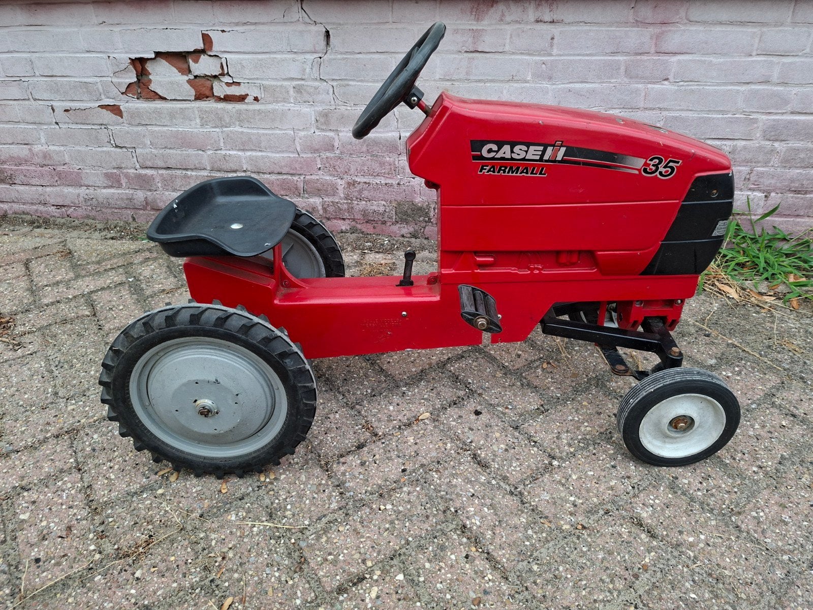 metalen Case IH trap tractor, Ophalen, Reclamebord, ., Ih