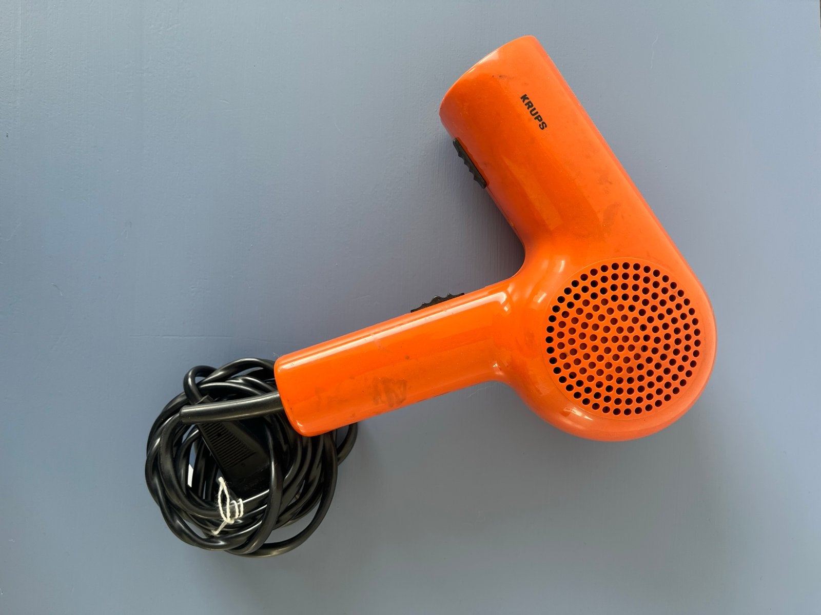 Vintage Krups haardroger - Oranje, Ophalen, Gebruikt, Haarverzorging