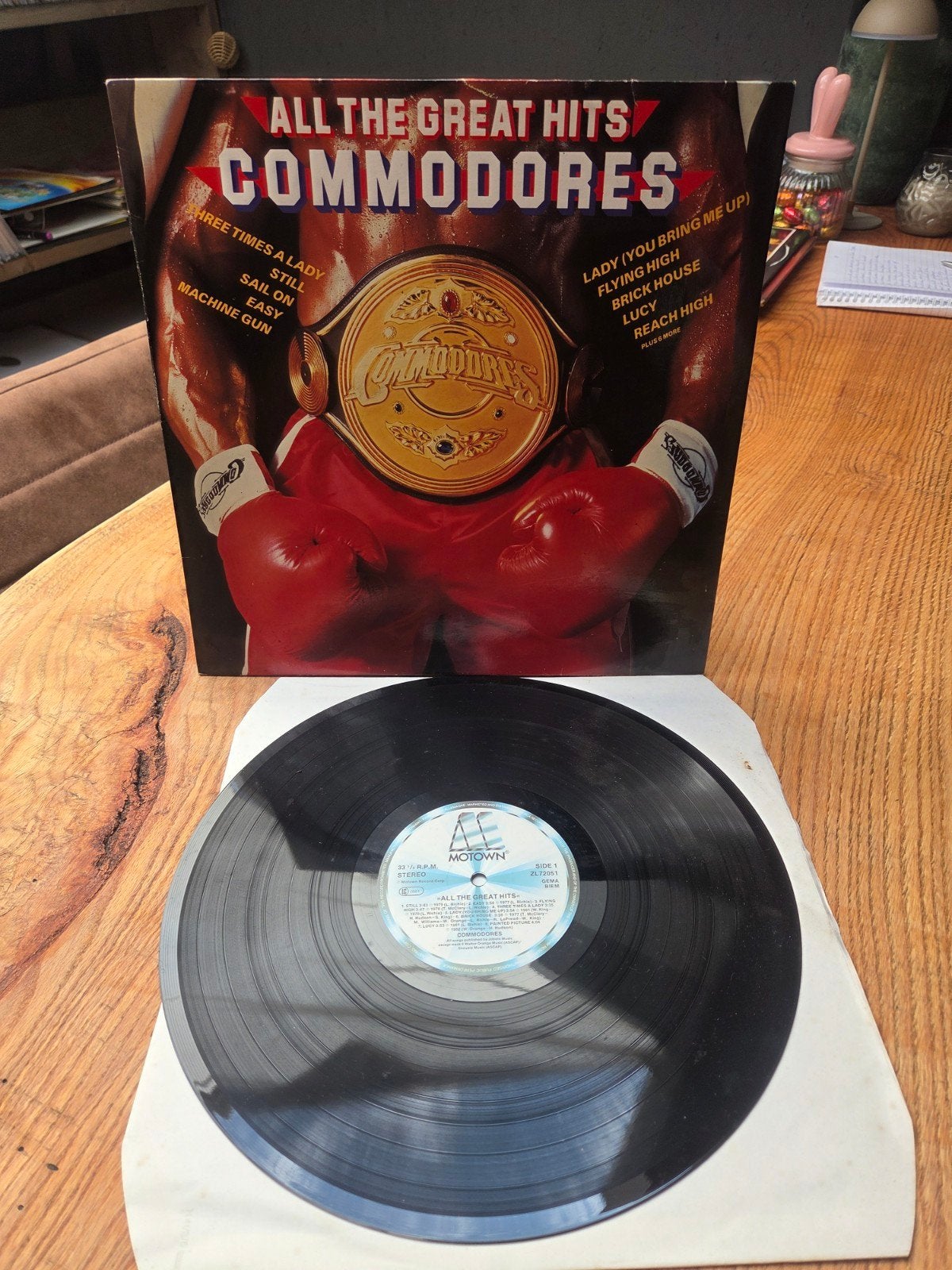 The Commodores - All The Great Hits LP, LP, Gebruikt, Ophalen of Verzenden, Funk