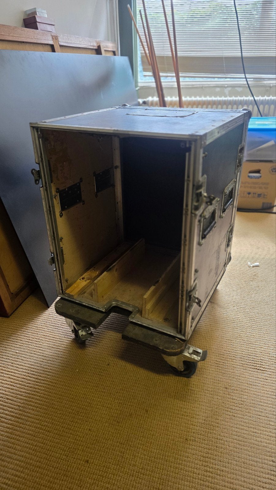 Robuuste Flightcase op wielen - versterker rack, Ophalen, Gebruikt, Niet van toepassing, Niet van toepassing