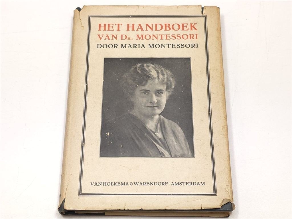 Het Handboek van Dr. Montessori — Vintage Opvoeding 1924, Verzenden