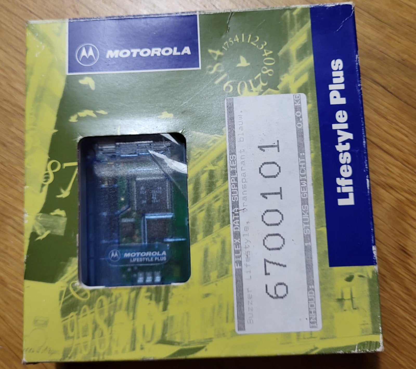Motorola Lifestyle Plus Buzzer - Nieuw in doos, Overige modellen, Blauw, Geen camera, Nieuw