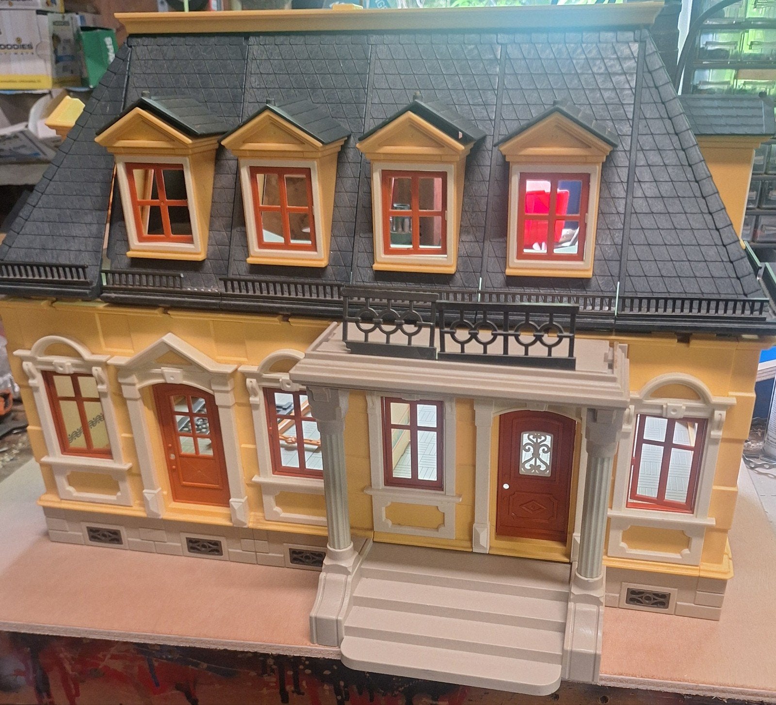 Poppenhuis playmobil, Ophalen of Verzenden, Gebruikt