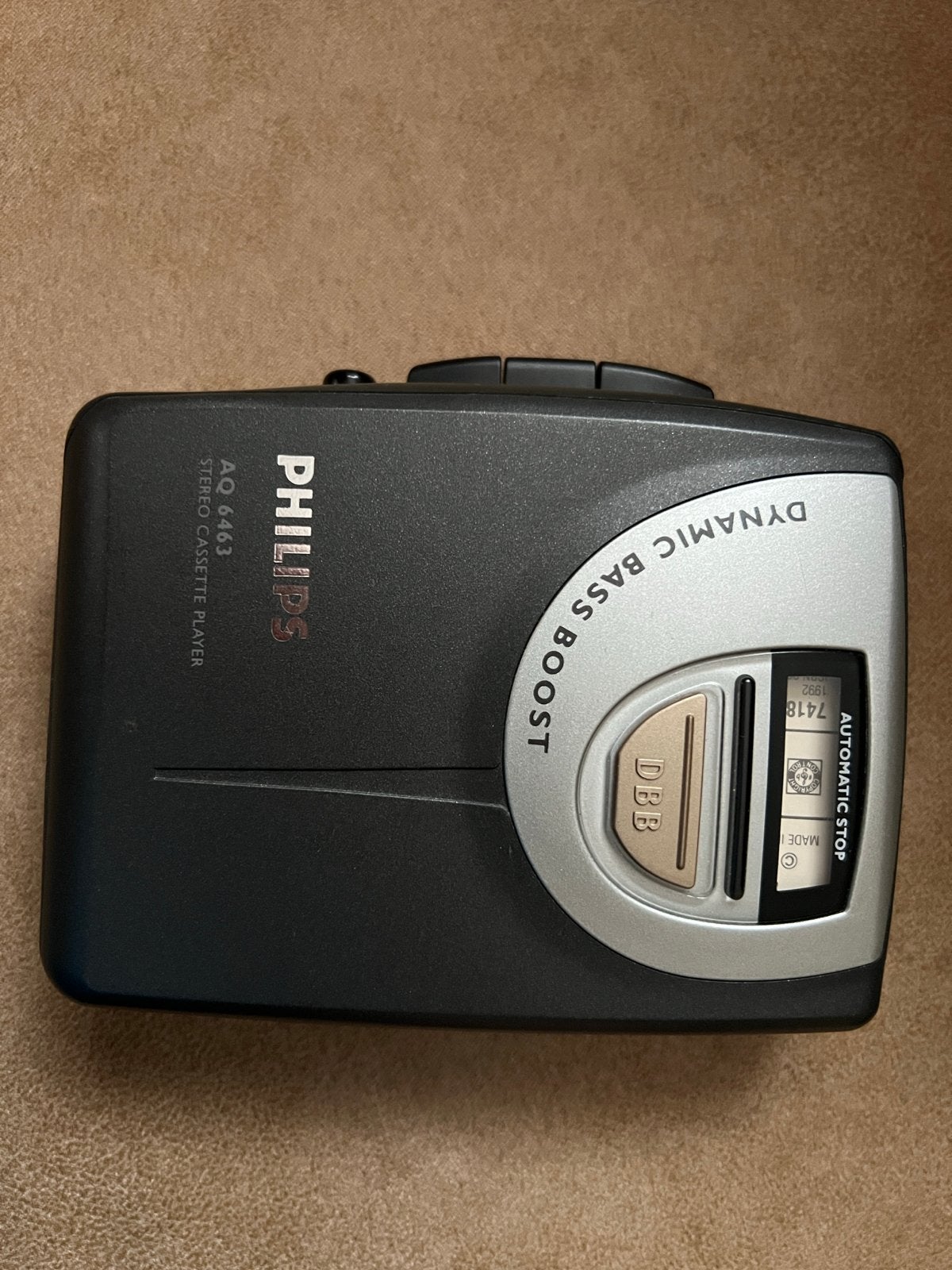 Philips AQ 6463 Stereo Cassette Player Walkman, Ophalen of Verzenden, Walkman