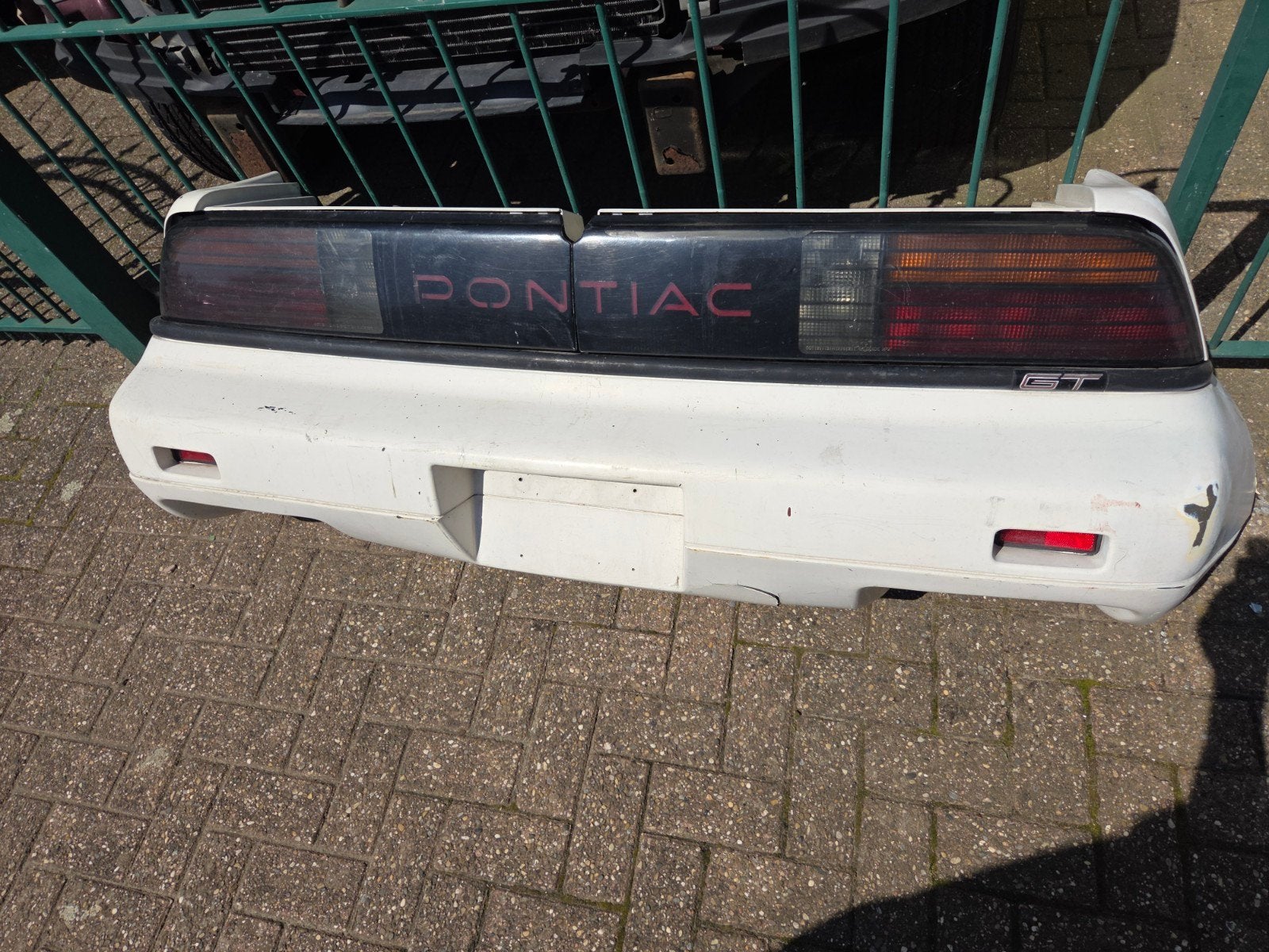 Pontiac fiero gt  achterlichten achter kant voor decoratie, Ophalen, Gebruikt, Pontiac, Achter