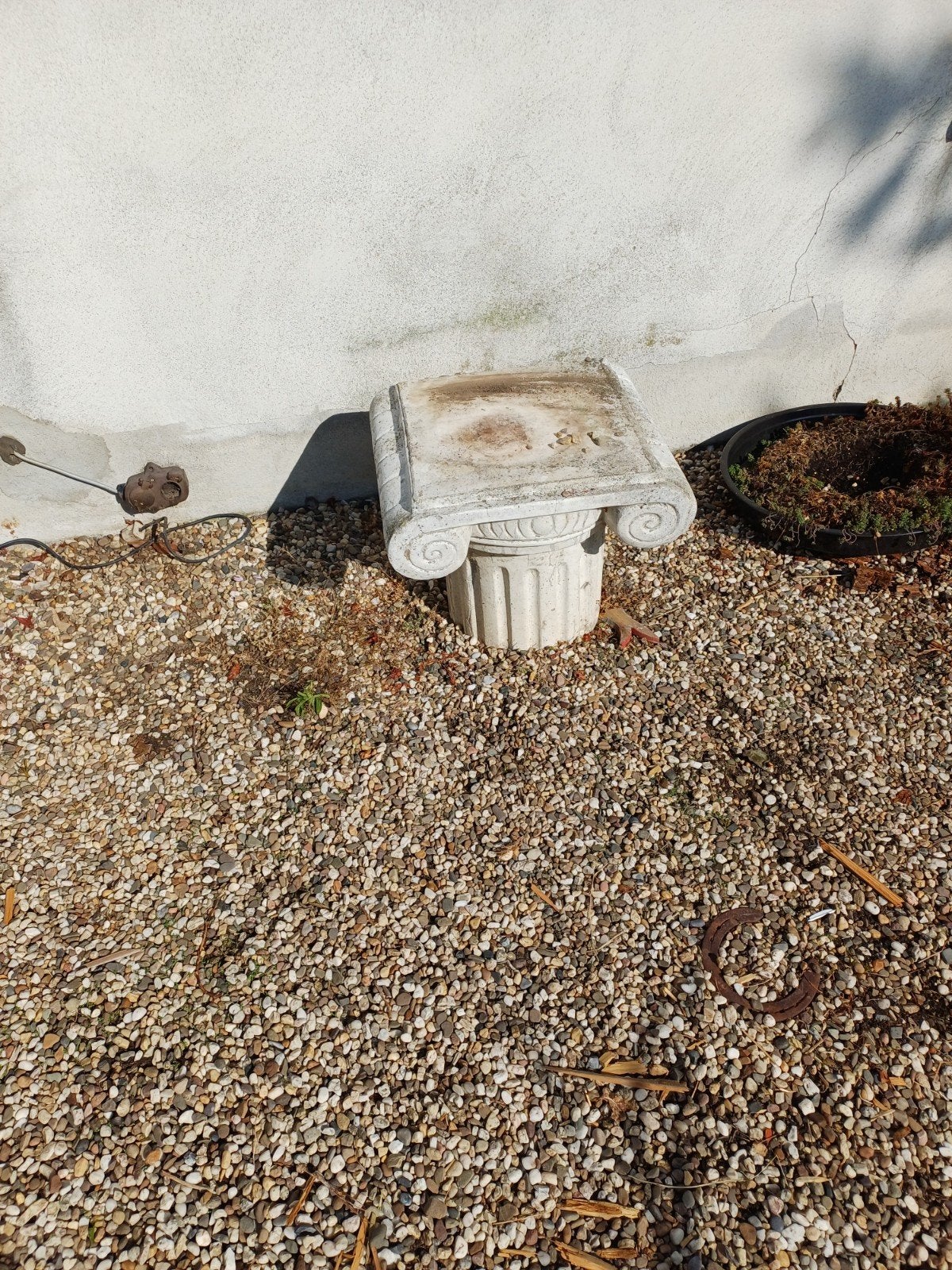 Decoratieve betonnen zuil voor tuin of terras, Ophalen of Verzenden, Gebruikt, Beton, Overige typen