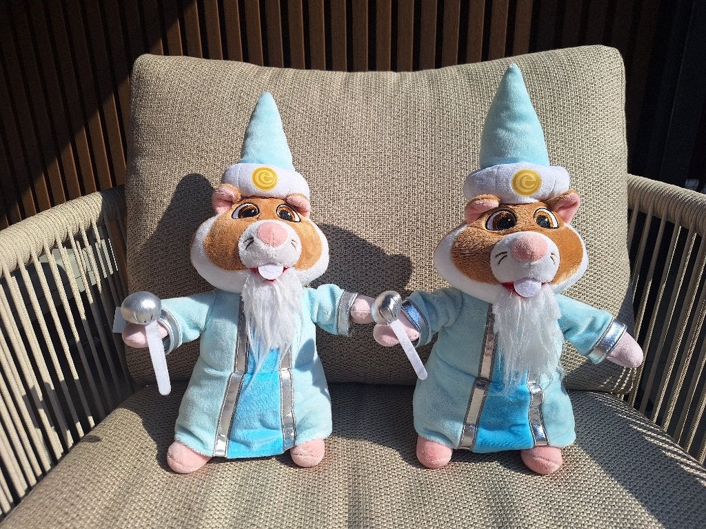 Efteling hamsters tovenaar Pardoes.  2 voor €8,00, Gebruikt, Albert Heijn, Hamster, Ophalen of Verzenden