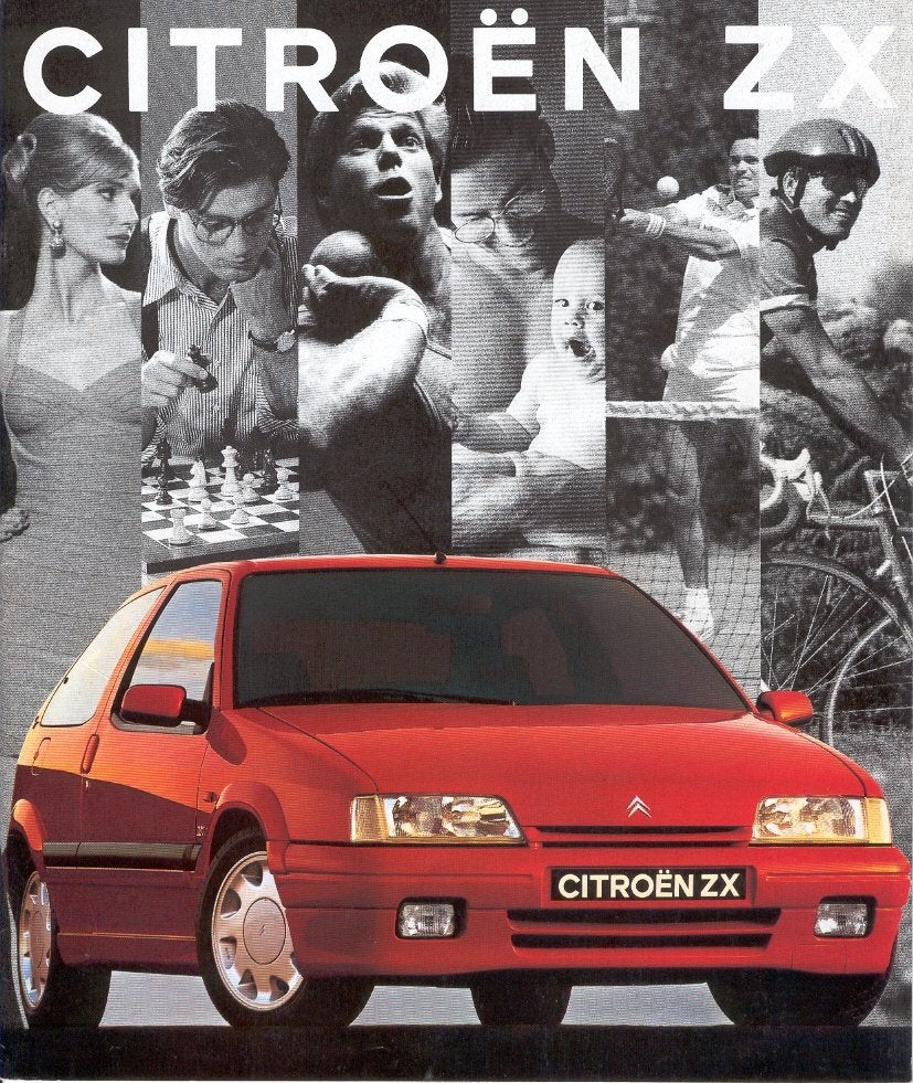Folder Citroën ZX, september 1992 (21x25 cm.), Ophalen of Verzenden, Nieuw, Citroën