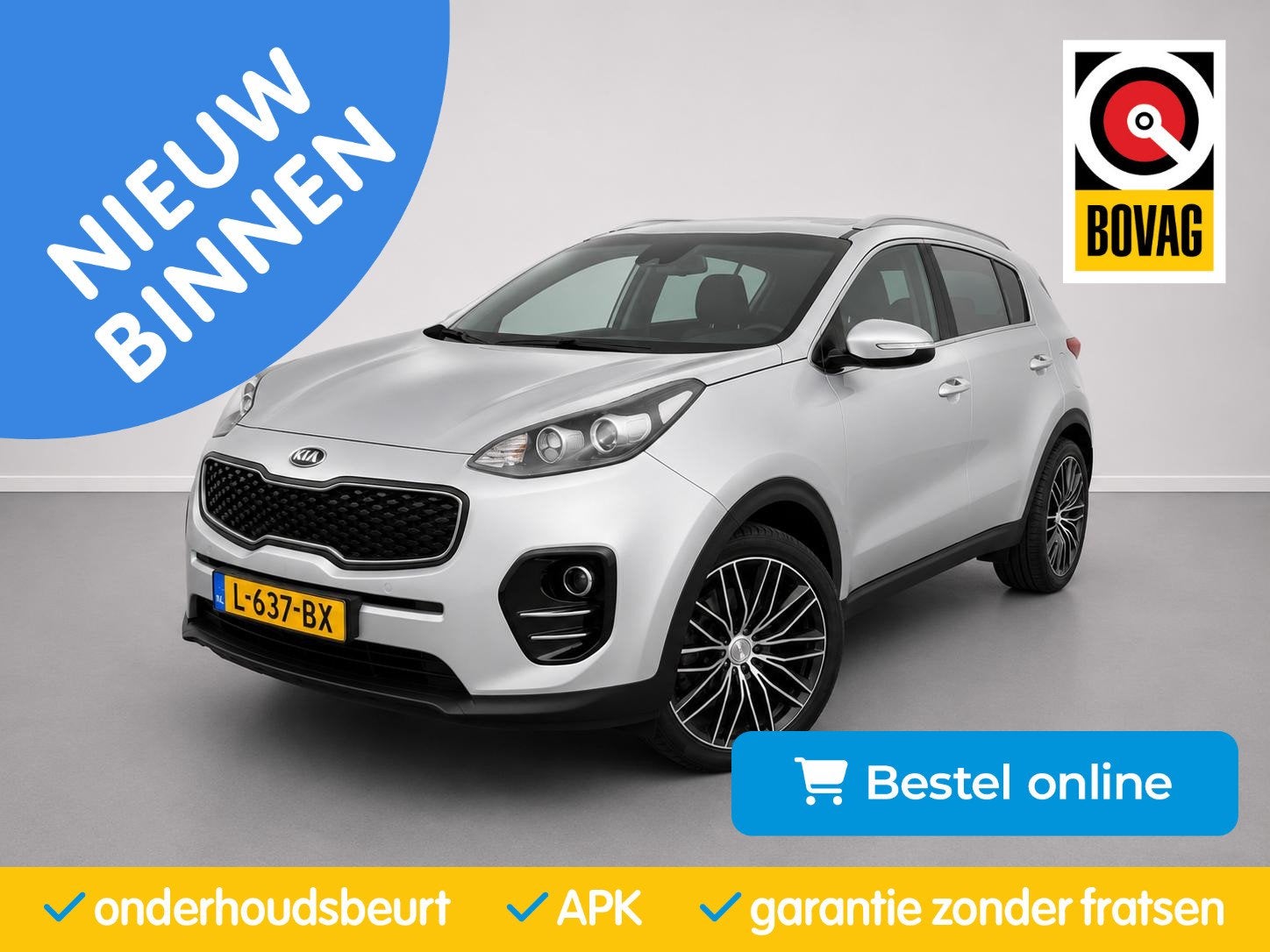 Kia Sportage 1.6 GDI ComfortLine| CruiseControl|Camera|PDC|S, Auto's, Kia, Voorwielaandrijving, Gebruikt, 4 cilinders, Met garantie (alle)