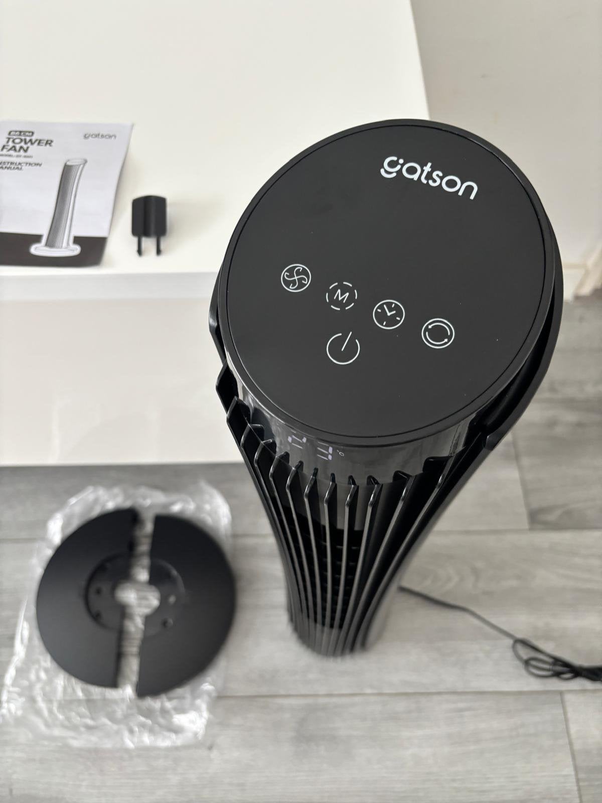 Gatson fluisterstilTorenventilator86cmStil+Afstandsbediening, Witgoed en Apparatuur, Ventilatoren, Ophalen of Verzenden, Ventilator met afstandsbediening