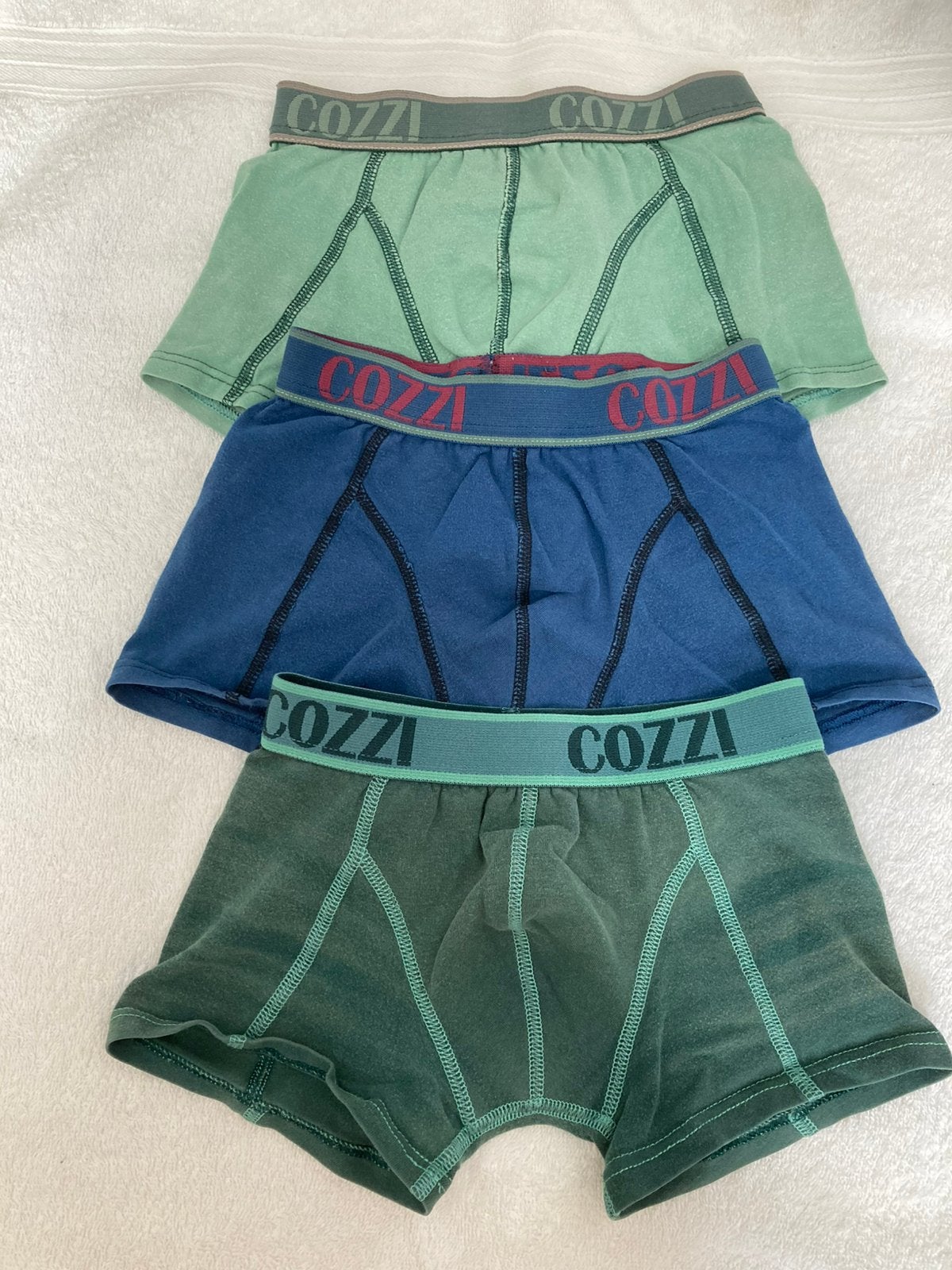 3 cozzi boxershort maat 98/104, Ophalen of Verzenden, Gebruikt, Jongen, Nacht- of Onderkleding