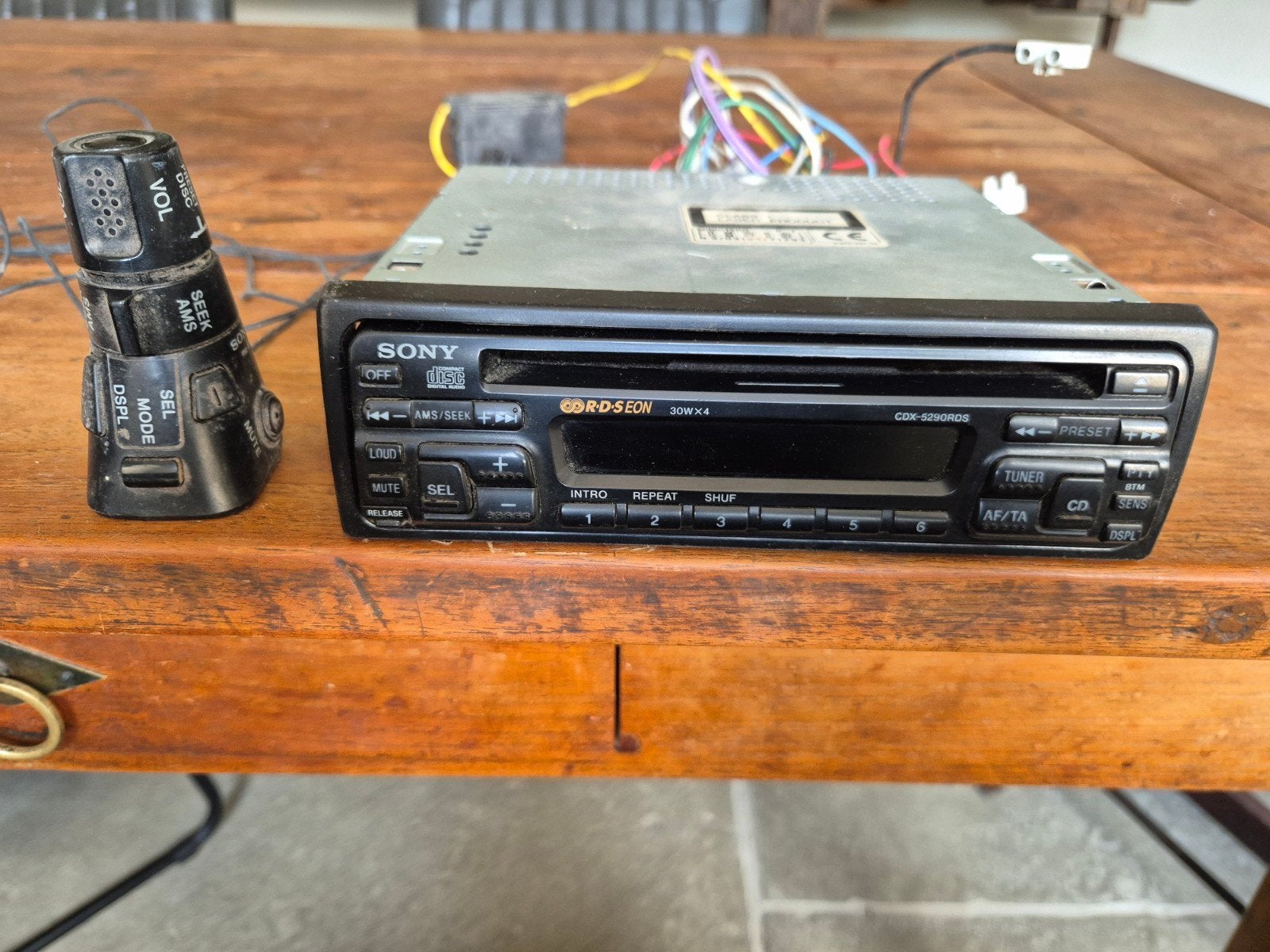 Sony CDX-S290RDS autoradio met CD-speler, Auto diversen, Autoradio's, Ophalen of Verzenden, Gebruikt