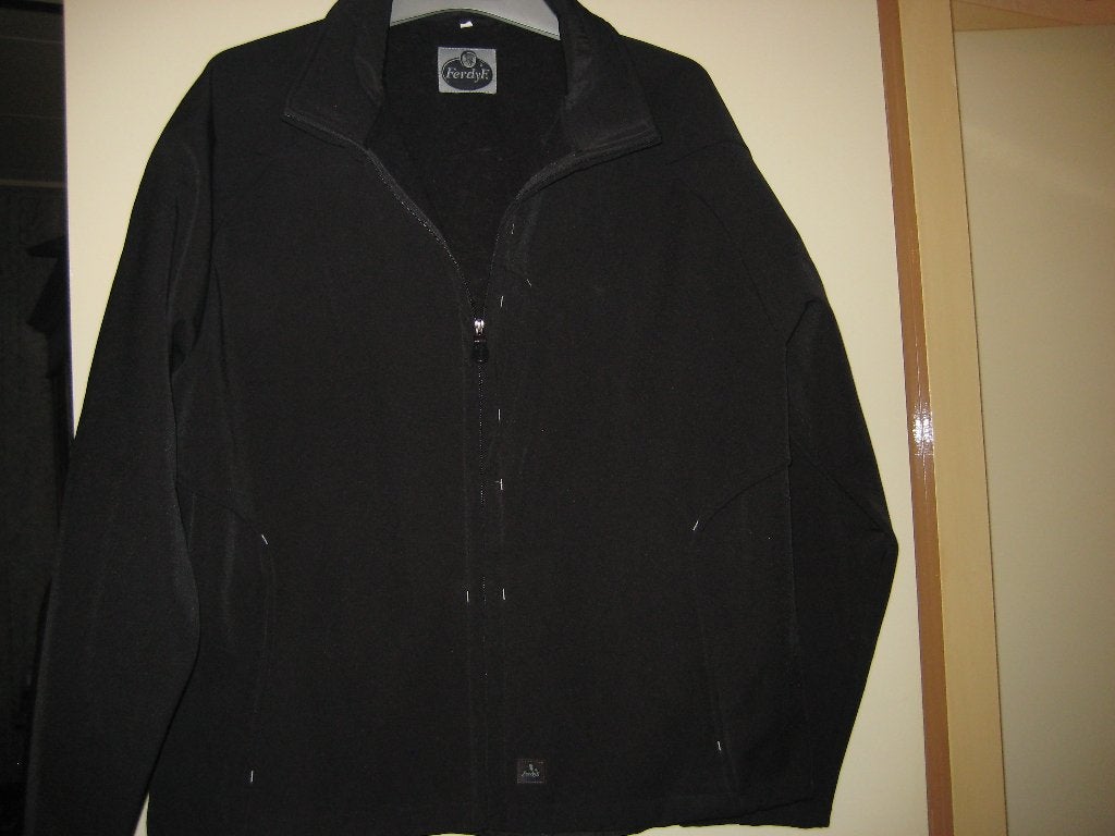 Zwarte herenjas, XL, Ferdy F., Ophalen of Verzenden, Zo goed als nieuw, Maat 56/58 (XL), Zwart