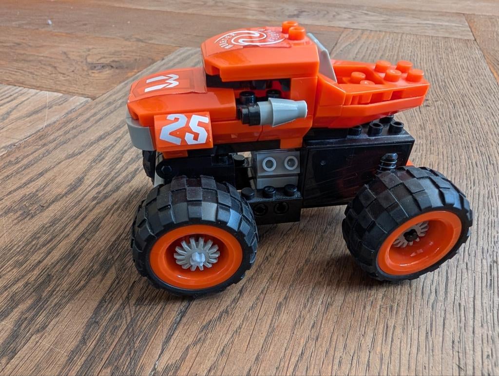 Bouwstenen Monstertruck met Terugtrekfunctie, Ophalen of Verzenden, Zo goed als nieuw, Overige merken