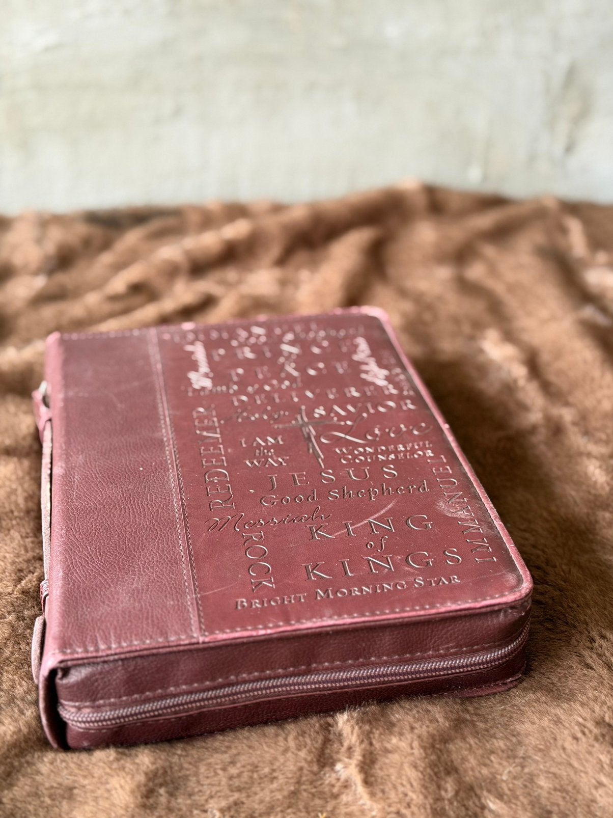 Leren Bijbel met hoes met ritssluiting (Statenvertaling), Ophalen of Verzenden