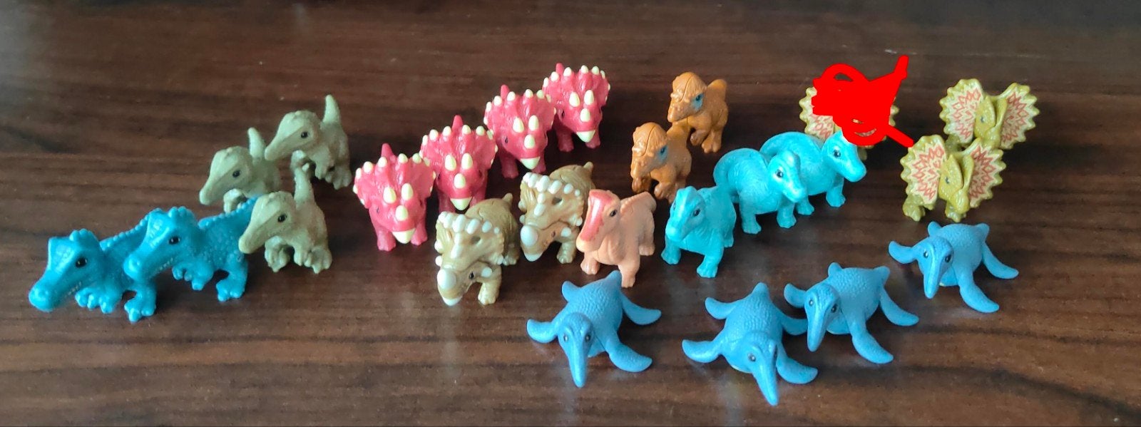 natoons kinder surprise dino's, Verzamelen, Ophalen, Zo goed als nieuw, Hardplasticfiguren