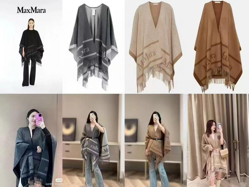 Max Mara Poncho, Maat 38/40 (M), Overige kleuren, Nieuw, Ophalen of Verzenden