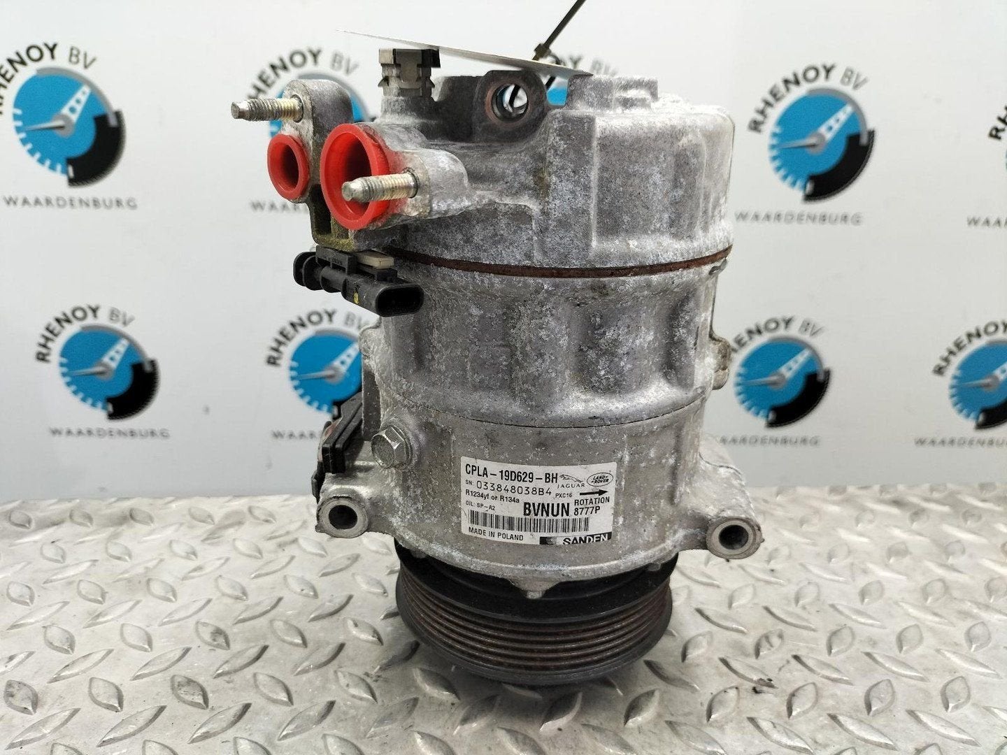 LANDROVER RANGE ROVER SPORT AIRCO COMPRESSOR / AIRCOPOMP 201, Ophalen of Verzenden, Gebruikt, Stiba lid
