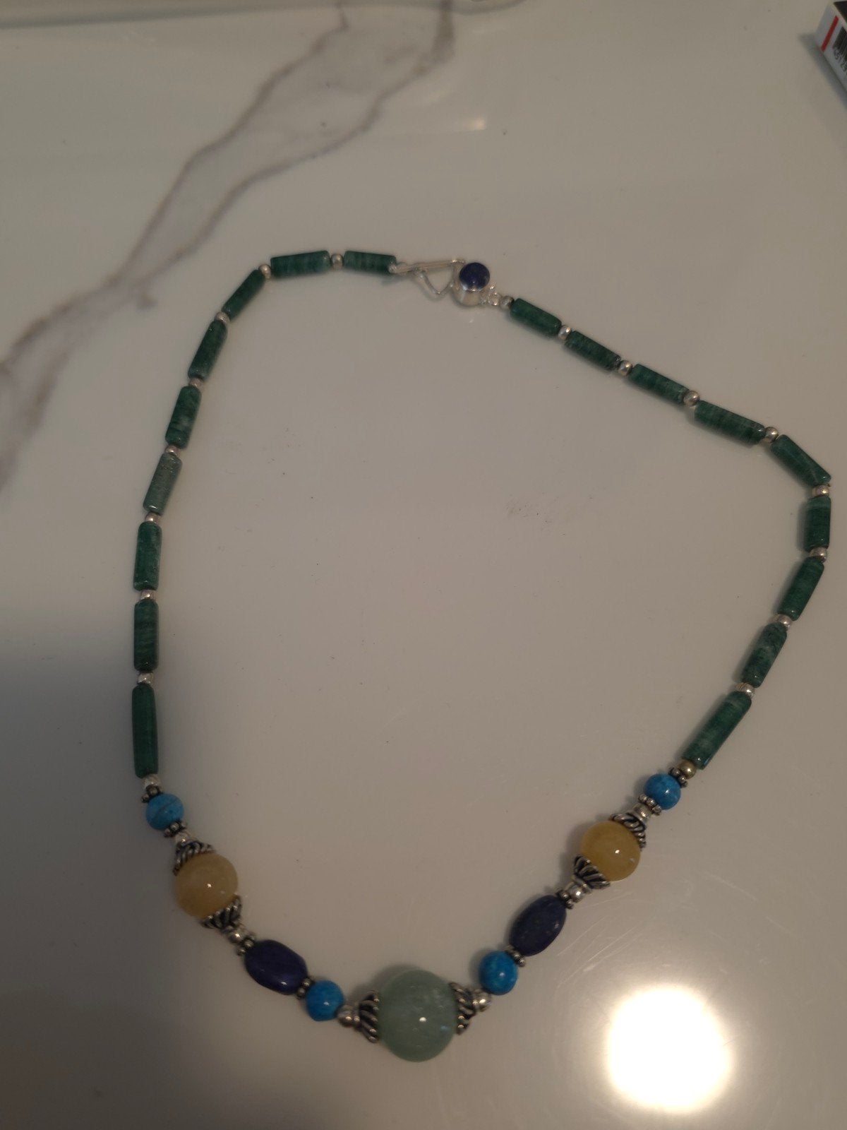 edelsteen ketting, Zwanensingel 239, Zo goed als nieuw, Steen of Mineraal, Opallove