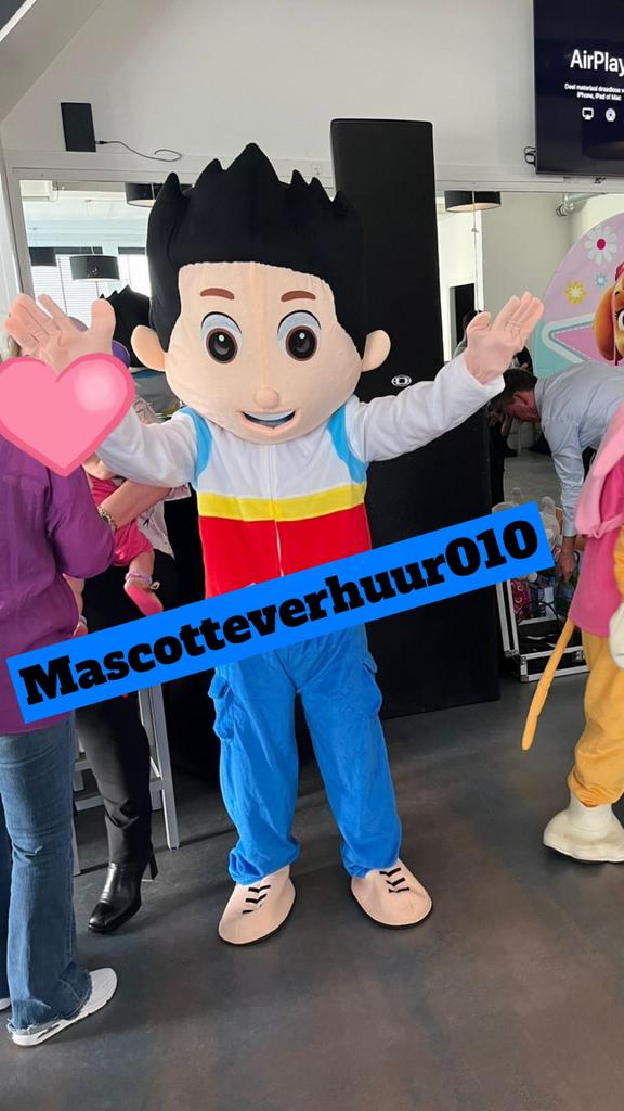 Paw Patrol Ryder mascotte te huur, Ophalen, Zo goed als nieuw, Verjaardag