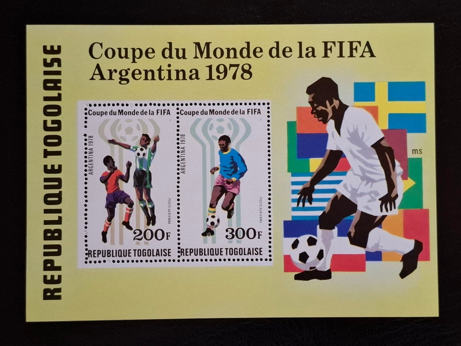 Togo 1978 WK voetbal Argentinië, Postzegels en Munten, Ophalen of Verzenden, Overige landen, Postfris