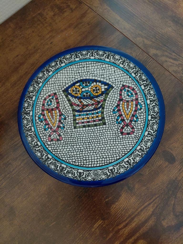 Handgemaakt bord, Antiek en Kunst, Antiek | Keramiek en Aardewerk, Ophalen of Verzenden
