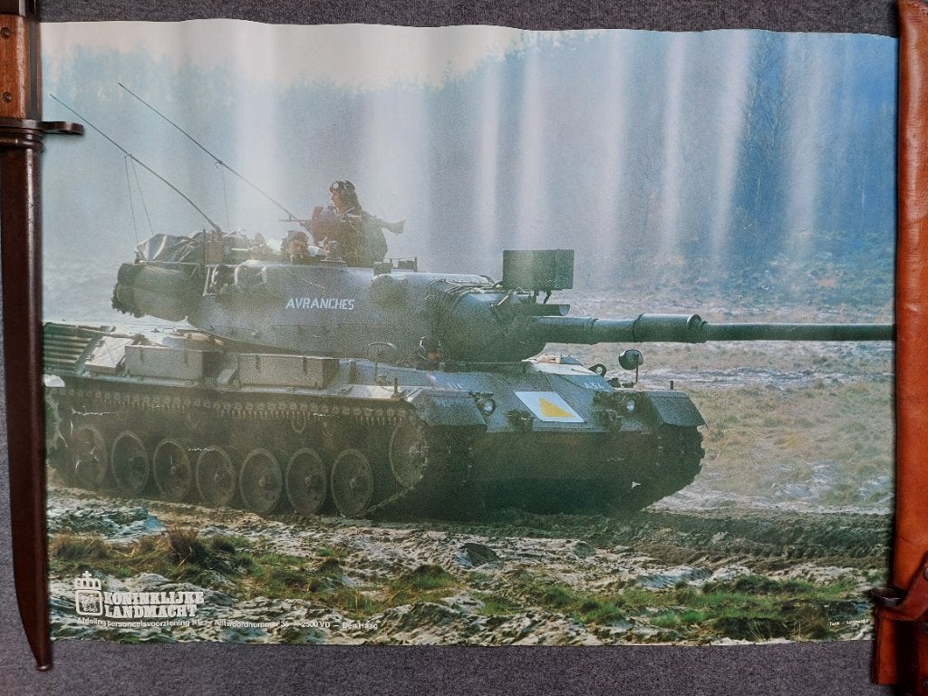 Defensie tank posters, Ophalen of Verzenden, Landmacht, Nederland, Foto of Poster