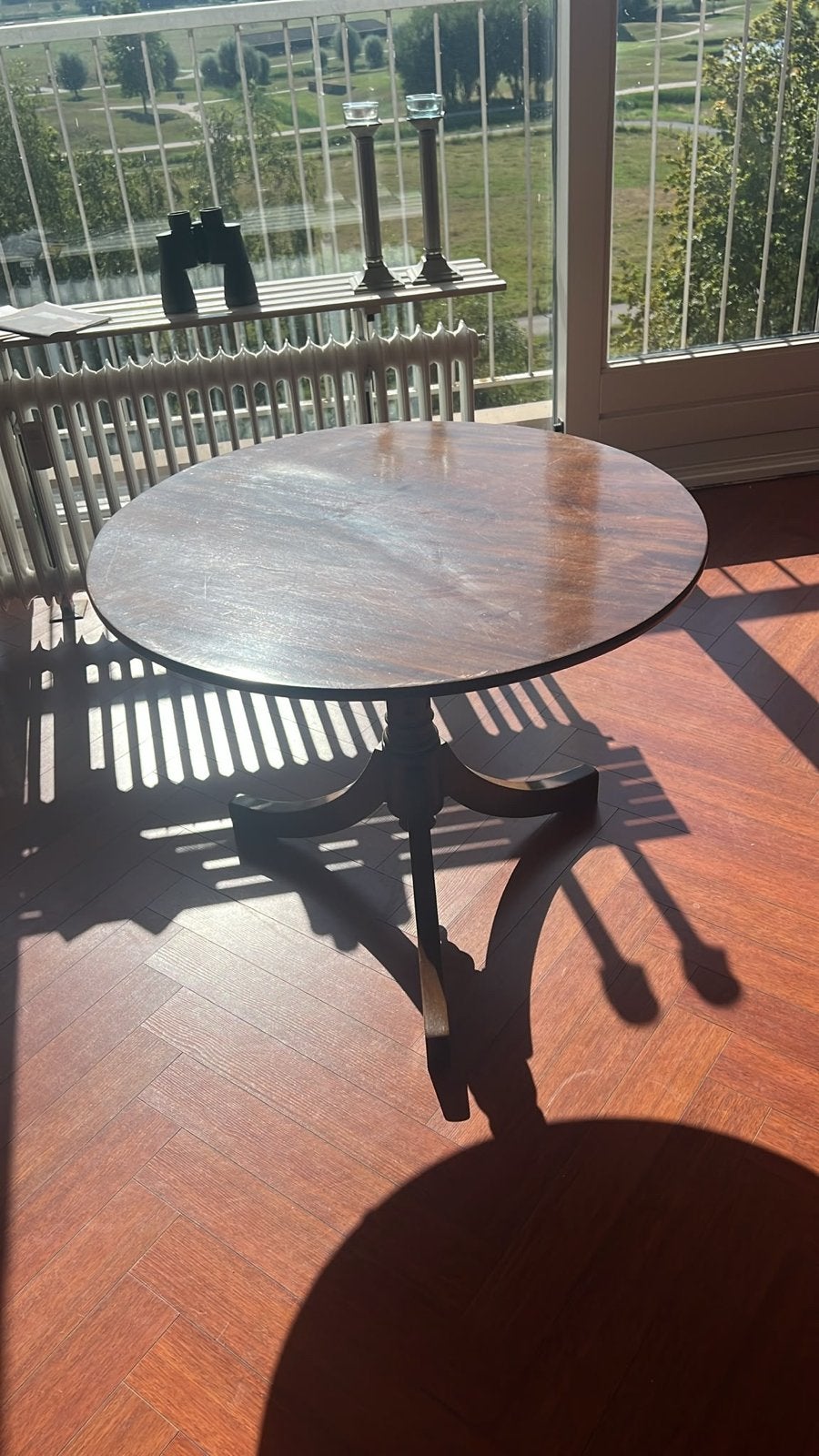 Antieke Engelse Mahonie Tilt-Top Tafel - Victoriaans, Ophalen
