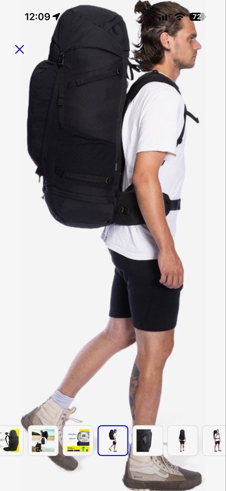 Nomad Batura 70L Trekking Rugzak met Flightbag/Hoes, Ophalen, Nieuw, Rugzak