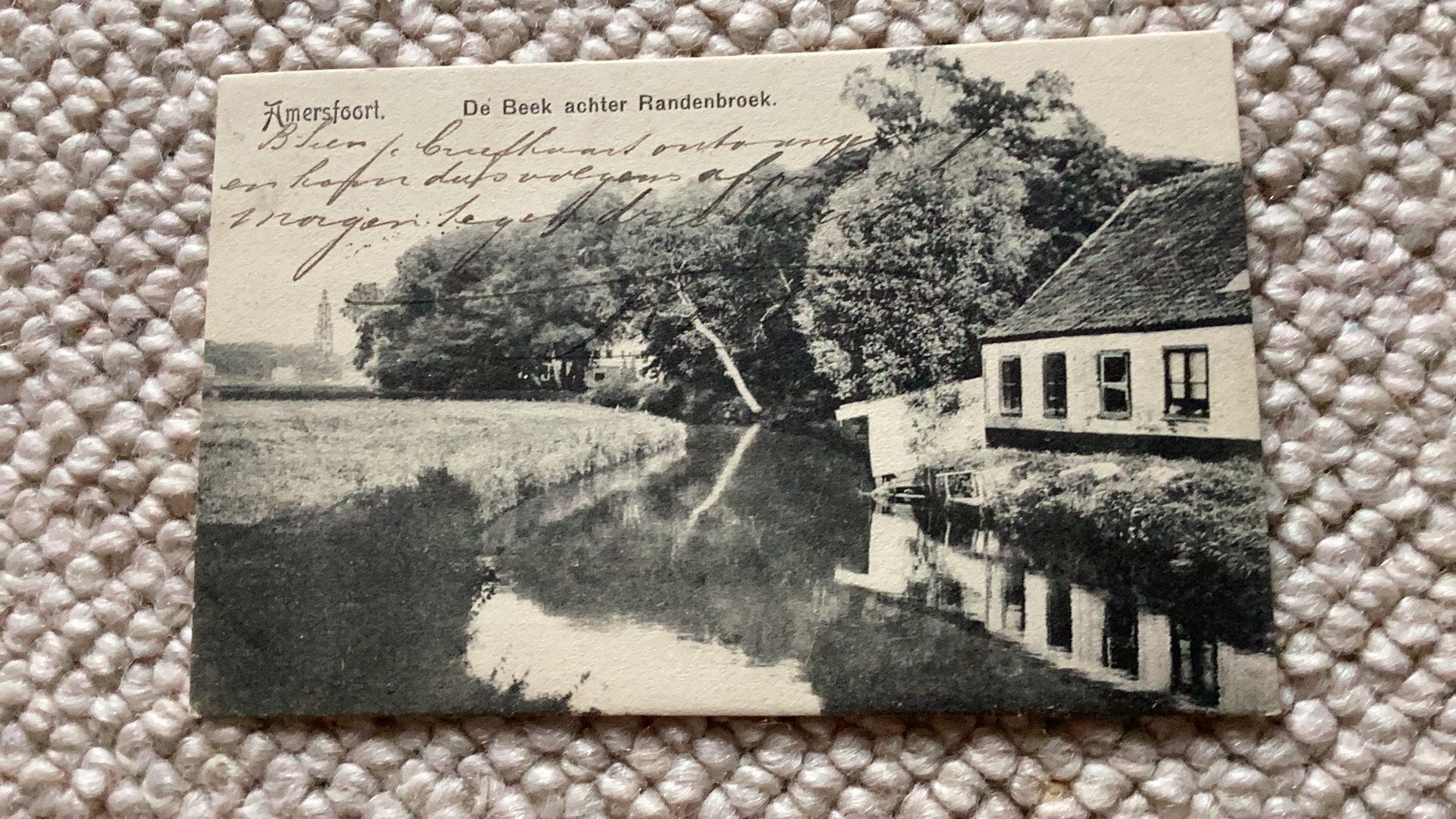 Ansichtkaart Amersfoort De Beek achter Randenbroek 1902. 987, Ophalen of Verzenden, Voor 1920, Gelopen, Utrecht