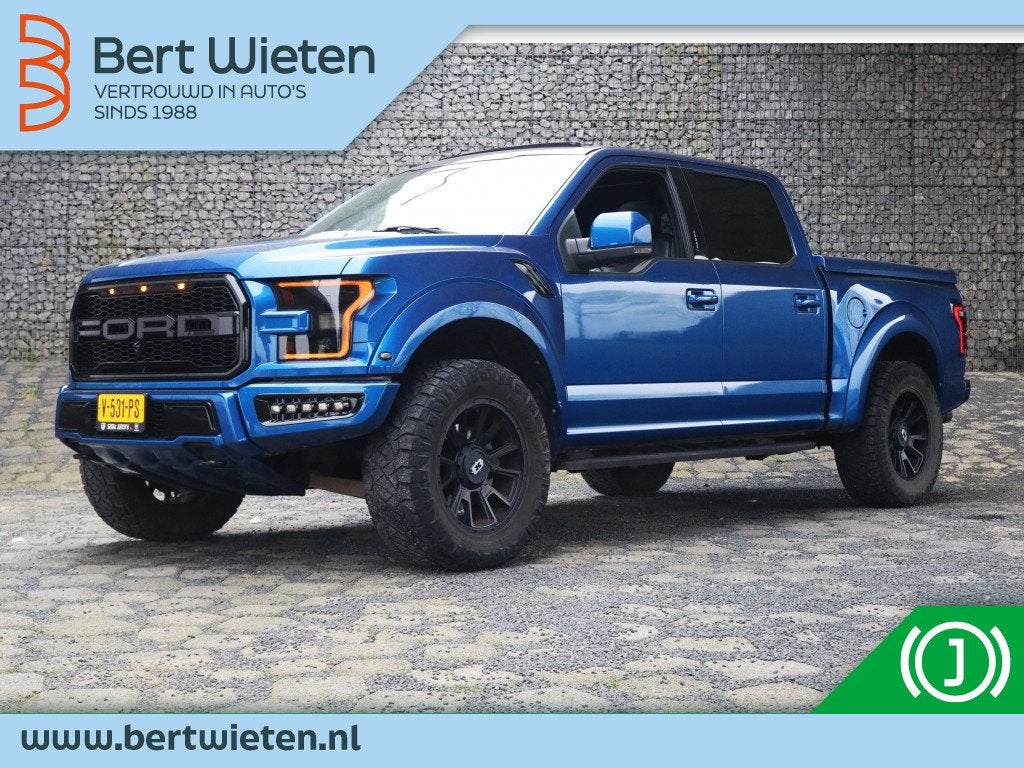 Ford USA F-150 3.5 V6 Raptor | Trekhaak | Schuifdak | Custom, Auto's, Automaat, Dealer onderhouden, Gebruikt, Blauw