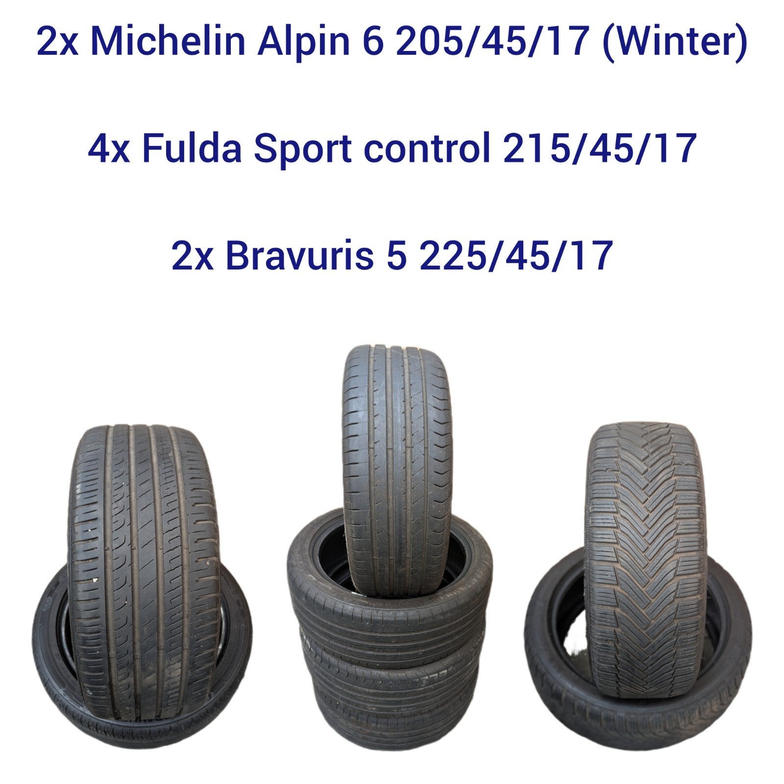 Autobanden, Ophalen, Gebruikt, 17 inch, Winterbanden