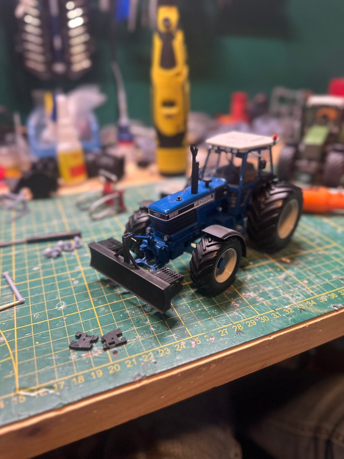 Frontschuif met gewicht dragers + gewichten, Ophalen of Verzenden, Zo goed als nieuw, Tractor of Landbouw, Overige merken