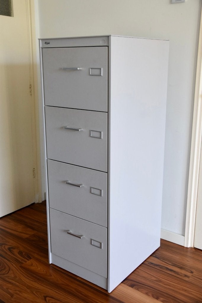 Gispen ladenkast/dossierkast, Ophalen, Minder dan 50 cm, Jaren 60, 100 tot 150 cm