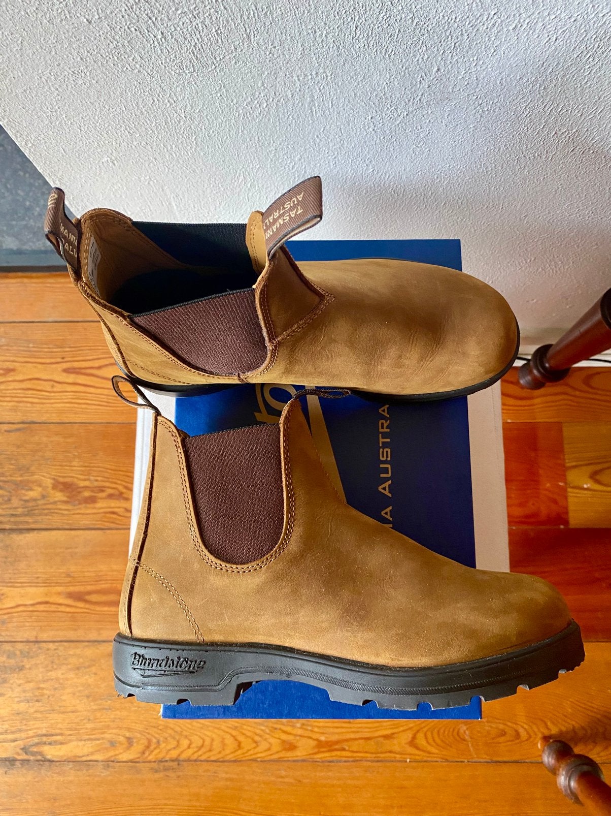 Blundstone elastic sided lined boots crazy horse brown 7,5, Kleding | Dames, Schoenen, Bruin, Lage of Enkellaarzen, Nieuw, Ophalen of Verzenden