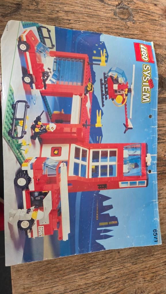 LEGO System Brandweerkazerne Instructieboekje, Kinderen en Baby's, Speelgoed | Duplo en Lego, Gebruikt, Lego, Accessoire, Inclusief instructies