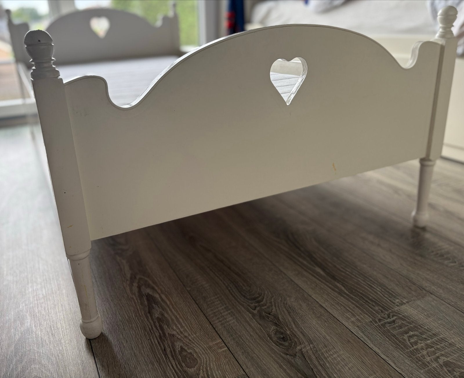 Wit kinderbed, 70x150 cm, Kinderen en Baby's, Kinderkamer | Bedden, Gebruikt, 70 tot 85 cm, 140 tot 160 cm, Ophalen