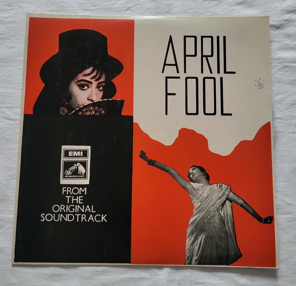 Bollywood LP - April Fool (EMI) - Krasvrij, Ophalen of Verzenden, Zo goed als nieuw, 12 inch