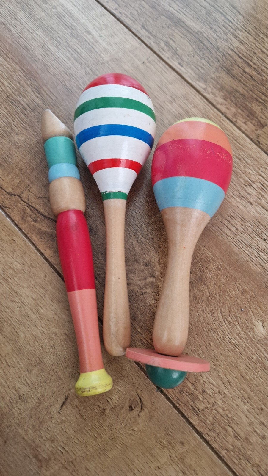 Houten muziekinstrumenten set (z.g.a.n.), Ophalen of Verzenden, Zo goed als nieuw