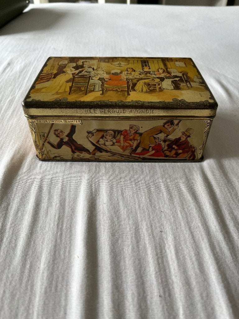 Vintage Lubro Blik - Camera Obscura "Het verguld avondje", Ophalen of Verzenden, Gebruikt, Overige