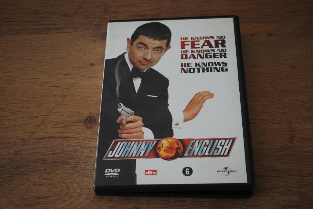 Dvd - Johnny English met Rowan Atkinson, Vanaf 16 jaar, Ophalen of Verzenden, Zo goed als nieuw, Actiekomedie
