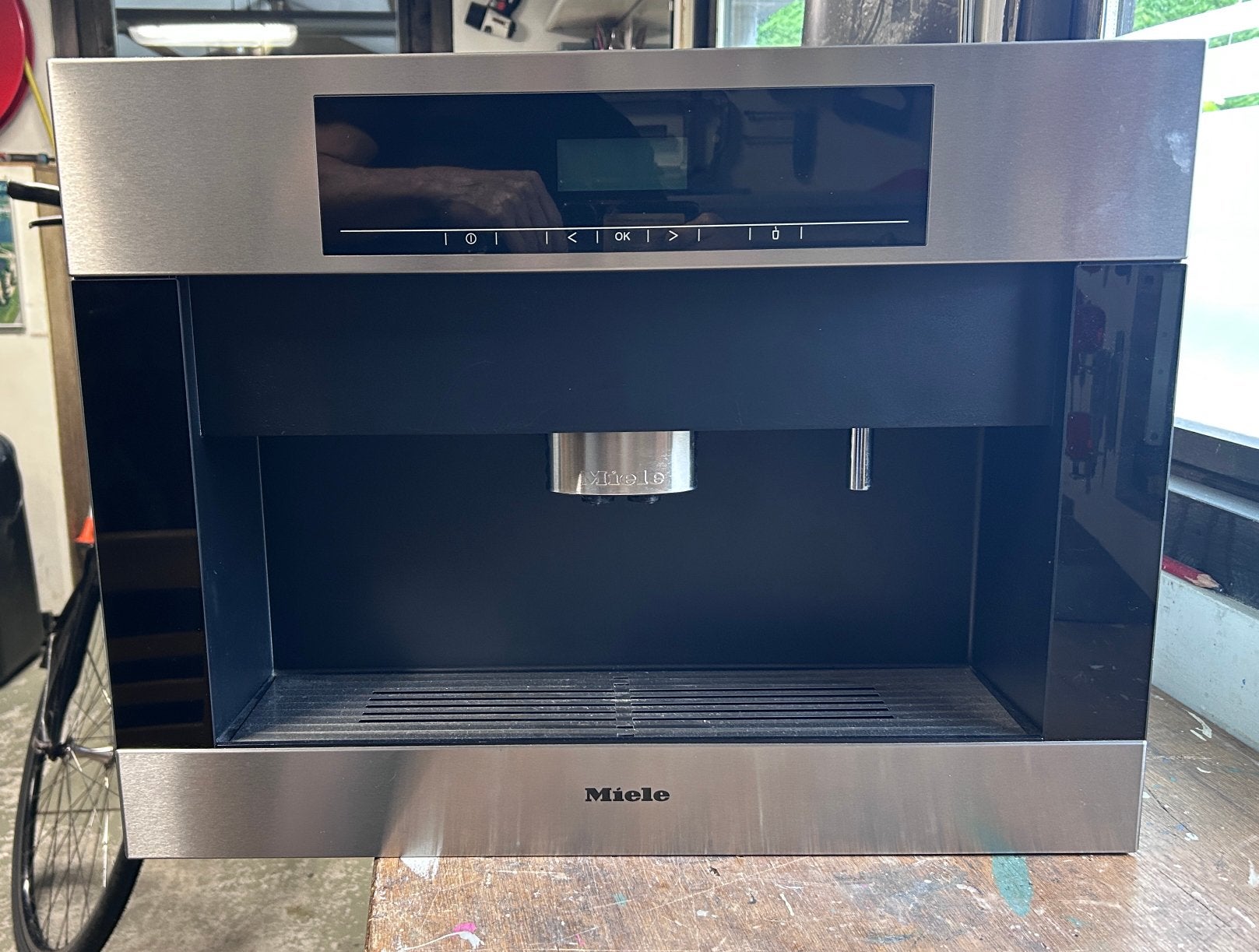 Miele CVA 5065 Inbouw Koffiemachine - Zilver/Zwart, Witgoed en Apparatuur, Ophalen, Afneembaar waterreservoir, Gebruikt, 10 kopjes of meer