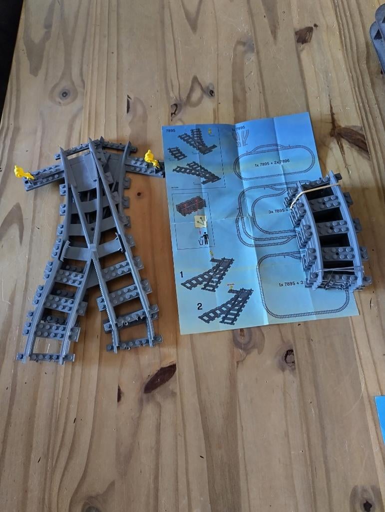 Lego 7499 + 7895 + 7896 City extra rails, City, Compleet, Lego, Accessoire