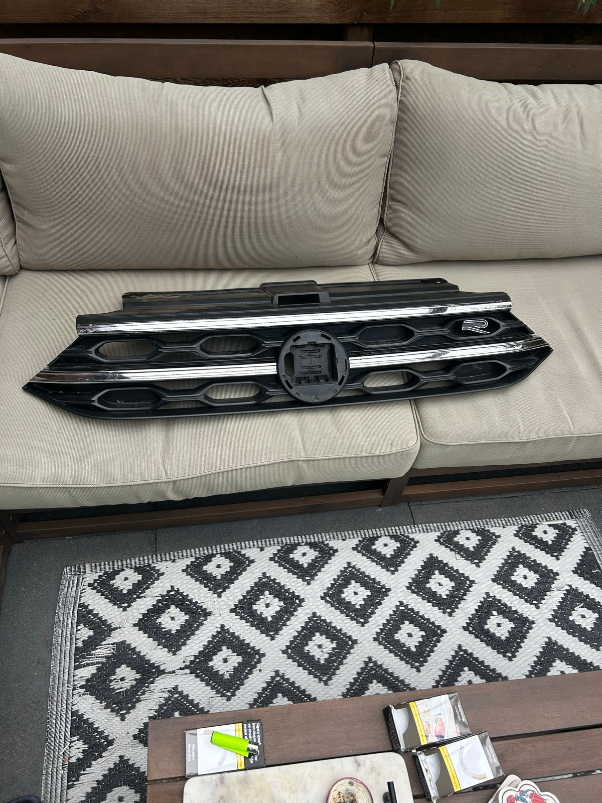 Volkswagen T-roc R-Line Grille, Ophalen, Gebruikt, Bumper, Volkswagen